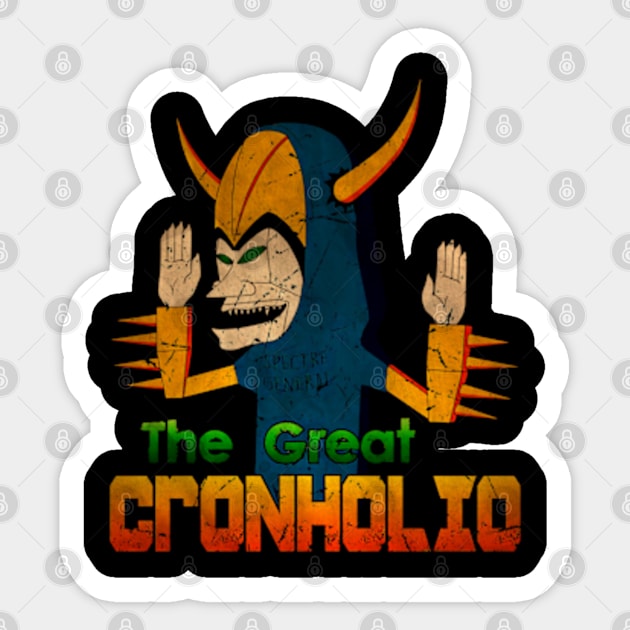 RETRO THE GREAT CRONHOLIO DEVIL Sticker by donatkotak